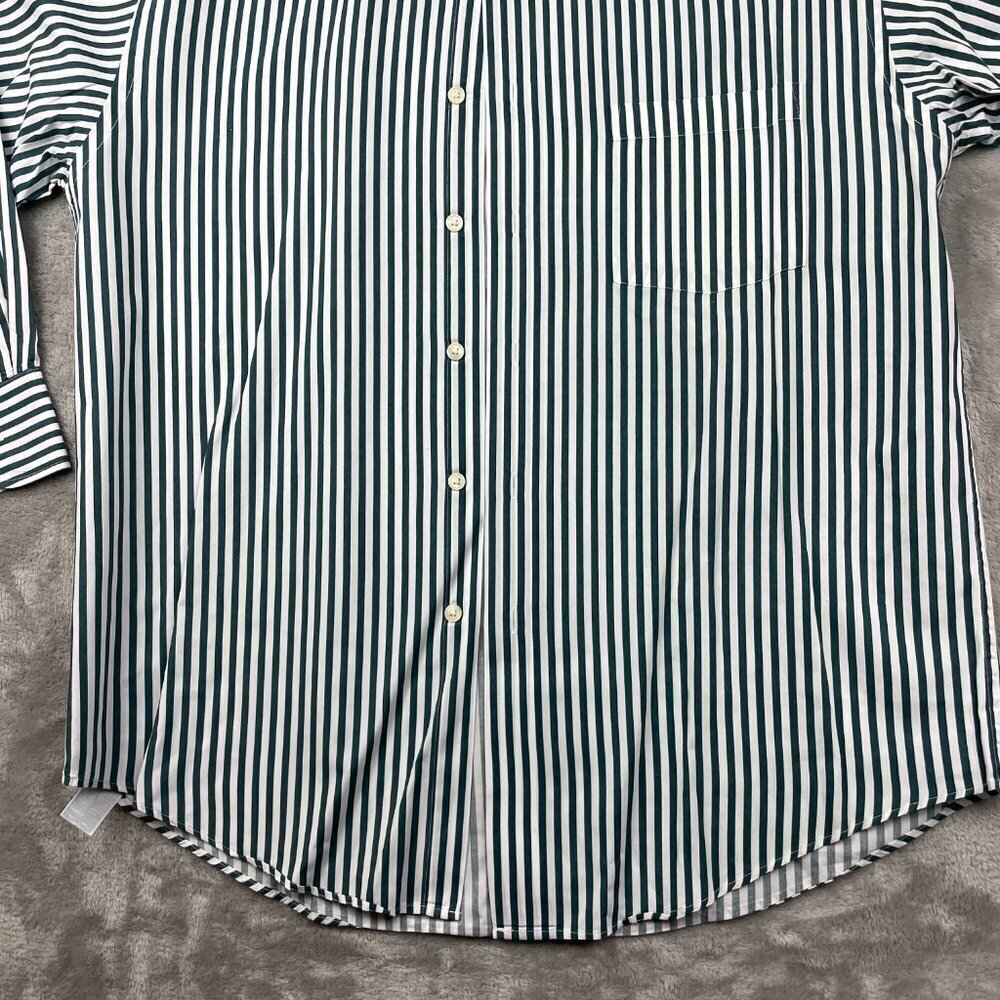 Geoffrey Beene Long Sleeve Cotton Button Down Men's Medium - Picture 4 of 7